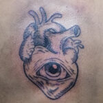 Heart with eye