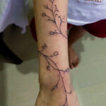 simple hand tattoo