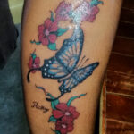 flower & butterfly
