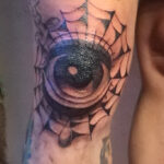 web eye with tear