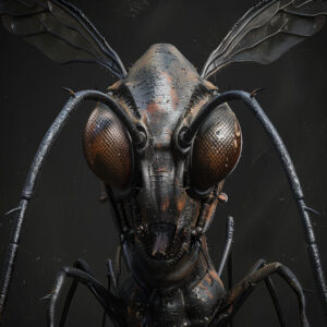 A.I INSECT HEAD #9
