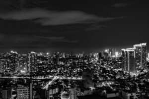 Makati Ave at Night in Black 4